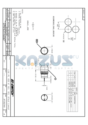 XF0024A datasheet - L16 PL R10 K YEL YEL (FLAT LENS)