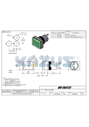 XF0653P datasheet - L16PLT10LGRN