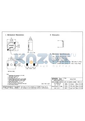 XF12565S-330M_09 datasheet - INDUCTOR