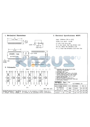 XF6006Q6 datasheet - 10/100BASE-TX