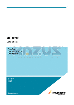 PFR4200MAE40 datasheet - FlexRay Communication Controllers