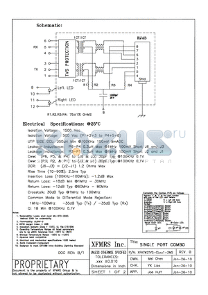 XFATM2TVS-CLXU1-2MS datasheet - SINGLE PORT COMBO