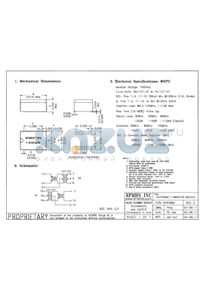 XFATM6BIT_11 datasheet - UNLESS OTHERWISE SPECIFIED TOLERANCES -0.010 DIMENSIONS IN INCH