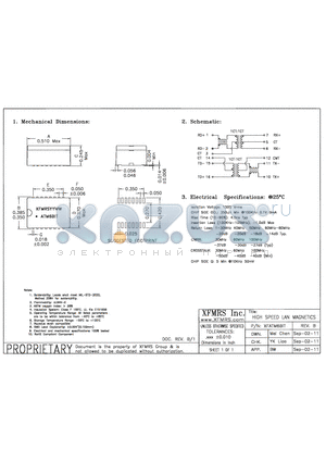 XFATM8Q1IT datasheet - UNLESS OTHERWISE SPECIFIED TOLERANCES -0.010 DIMENSIONS IN INCH