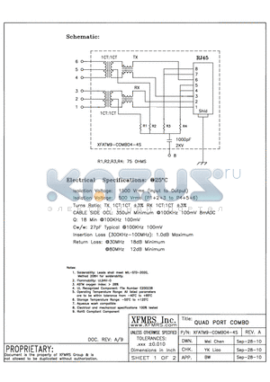 XFATM9-C4-4S_10 datasheet - QUAD PORT COMBO