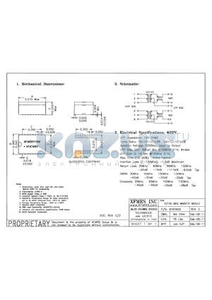 XFATM9B_11 datasheet - UNLESS OTHERWISE SPECIFIED TOLERANCES -0.010 DIMENSIONS IN INCH
