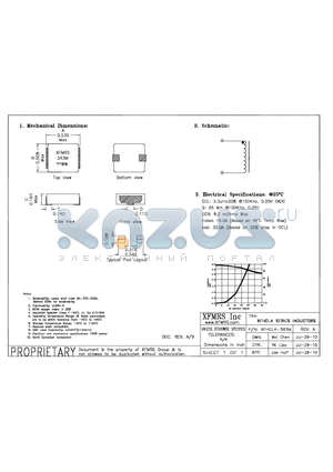 XFHCL4-3R3M datasheet - XFHCL4 SERIES INDUCTORS