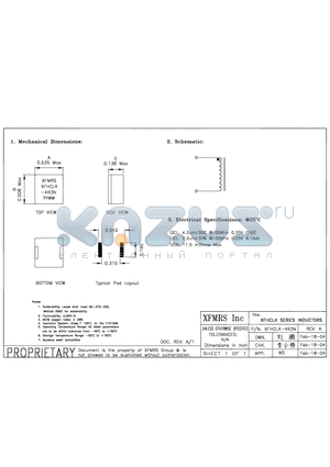 XFHCL4-4R3N datasheet - INDUCTORS