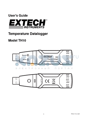 TH10 datasheet - Temperature Datalogger