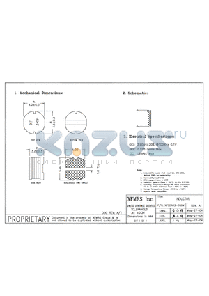 XFSDR43-3R9M datasheet - XFSDR43-3R9M