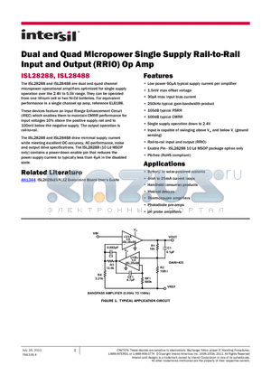 ISL28288 datasheet - Digital DC/DC PMBus 12A Module