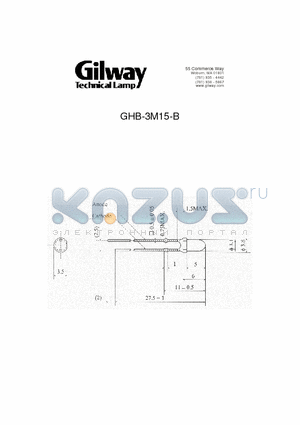 GHB-3M15-B datasheet - GHB-3M15-B