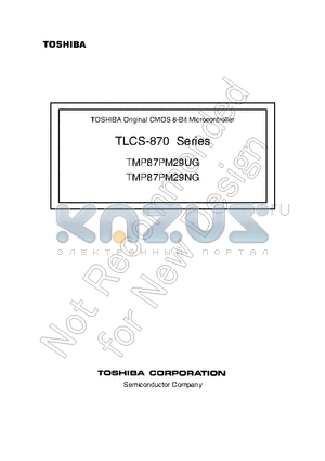TMP87PM29UG datasheet - TLCS-870 Series