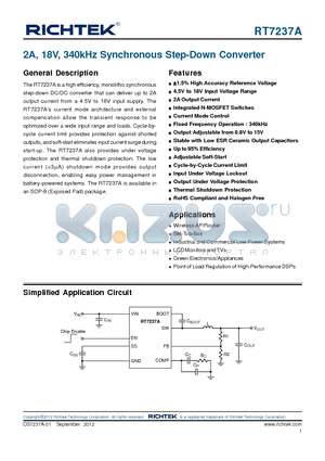 GRM31CR61E106K datasheet - 2A, 18V, 340kHz Synchronous Step-Down Converter