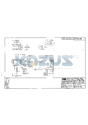 GRS-2011B-2000 datasheet - ASSEMBLY DRAWING S.P.S.T. ROCKER SWITCH MONENTARY NORMALLY OPEN NON-POLARIZED 1.125 x .550 PANEL