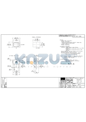 GRS-4012-1600 datasheet - ROCKER SWIDGET ASSEMBLY(POP-IN) S.P.-D.T.