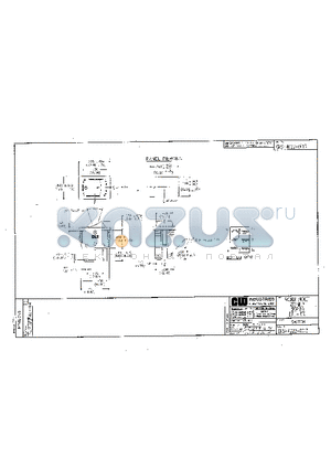 GRS-4022-0013 datasheet - ROCKER SWIDGET ASSEMBLY(POP-IN) D.P.-D.T.