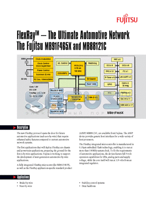 MB91F465X datasheet - The Ultimate Automotive Network