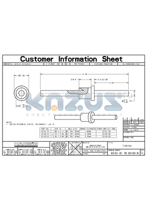 H2102-01 datasheet - TERMINAL