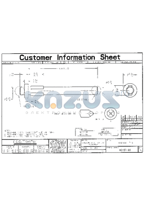 H2157-00 datasheet - TERMINAL PIN