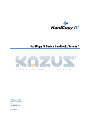 HC4GX15 datasheet - HardCopy IV Device Handbook