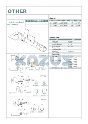 YPT018M datasheet - YPT018M