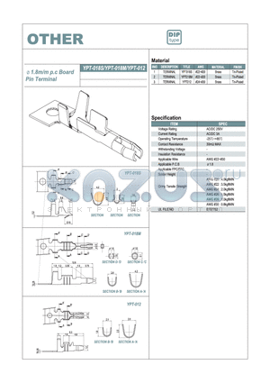 YPT012 datasheet - YPT012