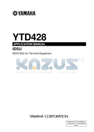 YTD428_07 datasheet - IDSU ISDN DSU for Terminal Equipment