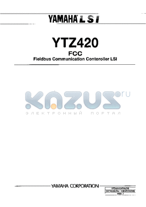 YTZ420 datasheet - FIELDBUS COMMUNICATION CONTOROLLER LSI