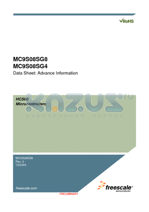MC9S08SG8MXXE datasheet - Microcontrollers
