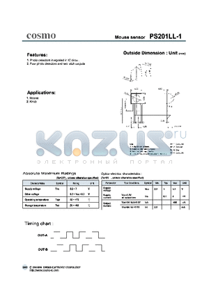 PS201LL-1 datasheet - Mouse sensor