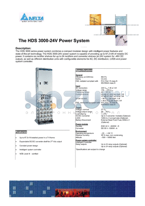 HDS3000-24V datasheet - Power System