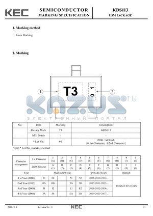 KDS113 datasheet - USM PACKAGE