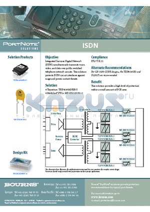 MF-RX018/250-0 datasheet - ISDN