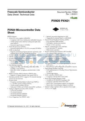 PXN20 datasheet - PXN20 Microcontroller