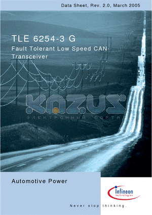 Q67006-A9584 datasheet - Fault Tolerant Low Speed CAN-Transceiver