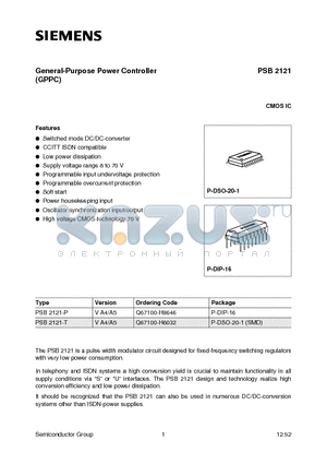 Q67100-H6032 datasheet - General-Purpose Power Controller