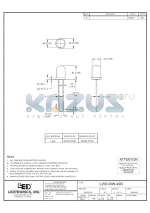 L200-0IW-40D datasheet - L200-0IW-40D