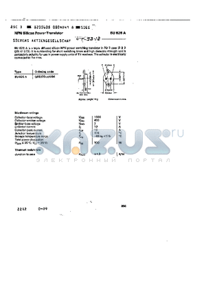 Q68000-A4984 datasheet - NPN SILICON POWER TRANSISTOR