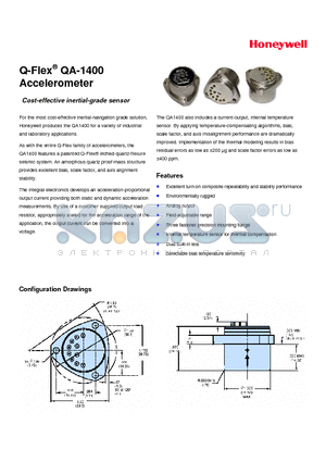 QA-1400 datasheet - Cost-effective inertial-grade sensor