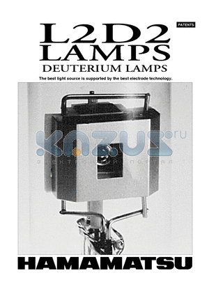 L2D2 datasheet - The best light source is supported by the best electrode technology