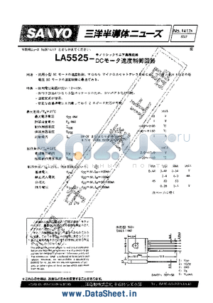 LA5525 datasheet - LA5525