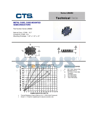 LB66B2-67B datasheet - METAL CASE, CASE-MOUNTED SEMICONDUCTORS