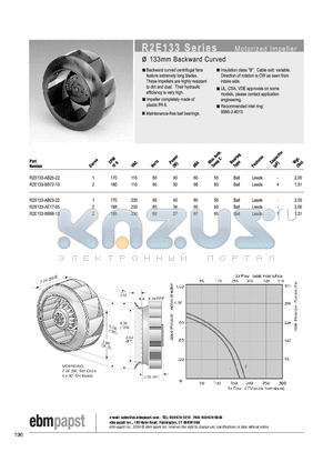 R2S133-AB03-22 datasheet - MOTORIZED IMPELLER