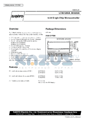 LC864266A datasheet - 8-Bit Single-Chip Microcontroller