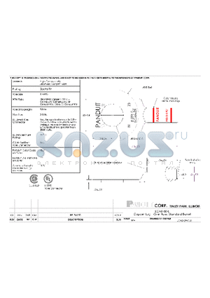 LCA8-38-L datasheet - COPPER LUG - ONE-HOLE, STANDARD BARREL