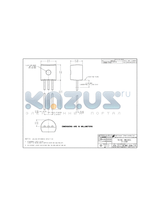 Z03A datasheet - To-92 molded 3 lead