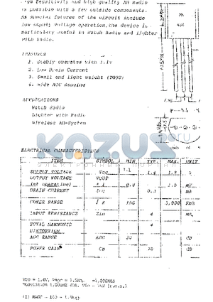 MK484 datasheet - MEASURING CIRCUIT