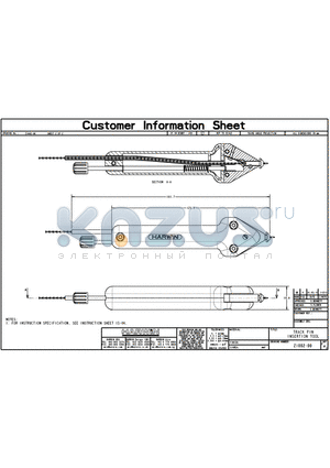 Z1002-00 datasheet - Track Pin Insertion Tool