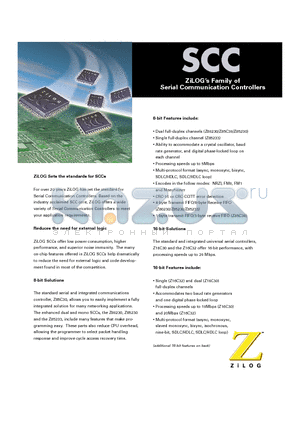 Z16C3510VSC datasheet - ZiLOGs Family of Serial Communication Controllers